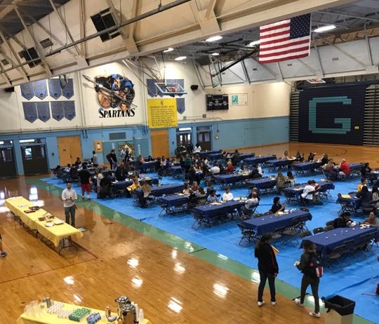 The Greeley West gymnasium turned into a breakfast joint on Friday morning for the annual Honors Breakfast.