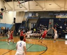 Andre Sepeda shoots a 3-pointer in Wests first-round playoff game Wednesday night.