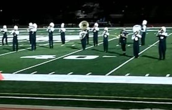 Greeley Wests marching band performs during during a Friday night football game last year.  