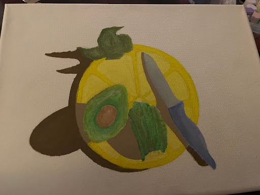 Tanis avocado painting might help you appreciate the small things. 