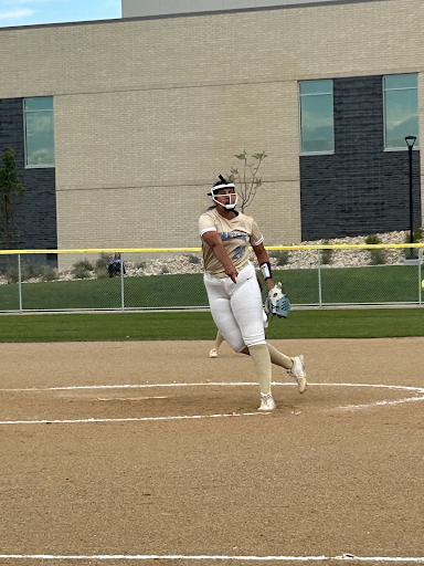 Ellyse Hydock pitches against Holy Family. Hydock will lead the Spartans into regional play today. 
