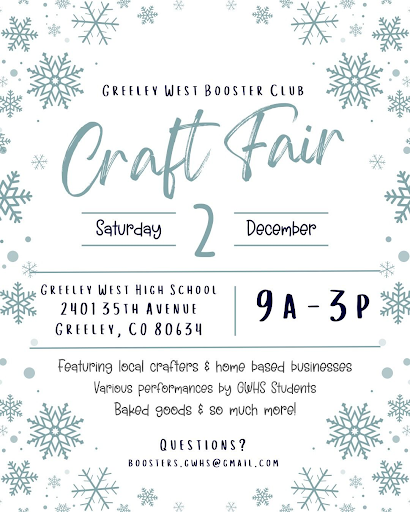 Greeley West Boosters host craft fair this Saturday