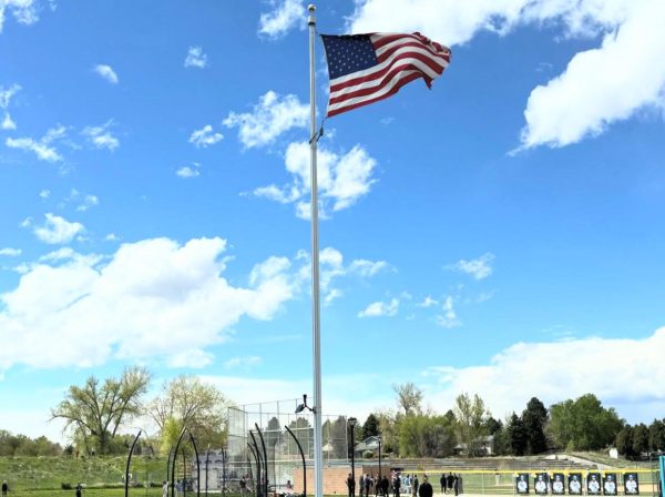 The Greeley West athletics department was honored to recognize a senior players father who passed away earlier this year by dedicating a flagpole at the new athletic facilities to him.  