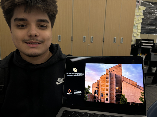 Senior Rico Martinez shares his dream of attending CU's biomedical program.